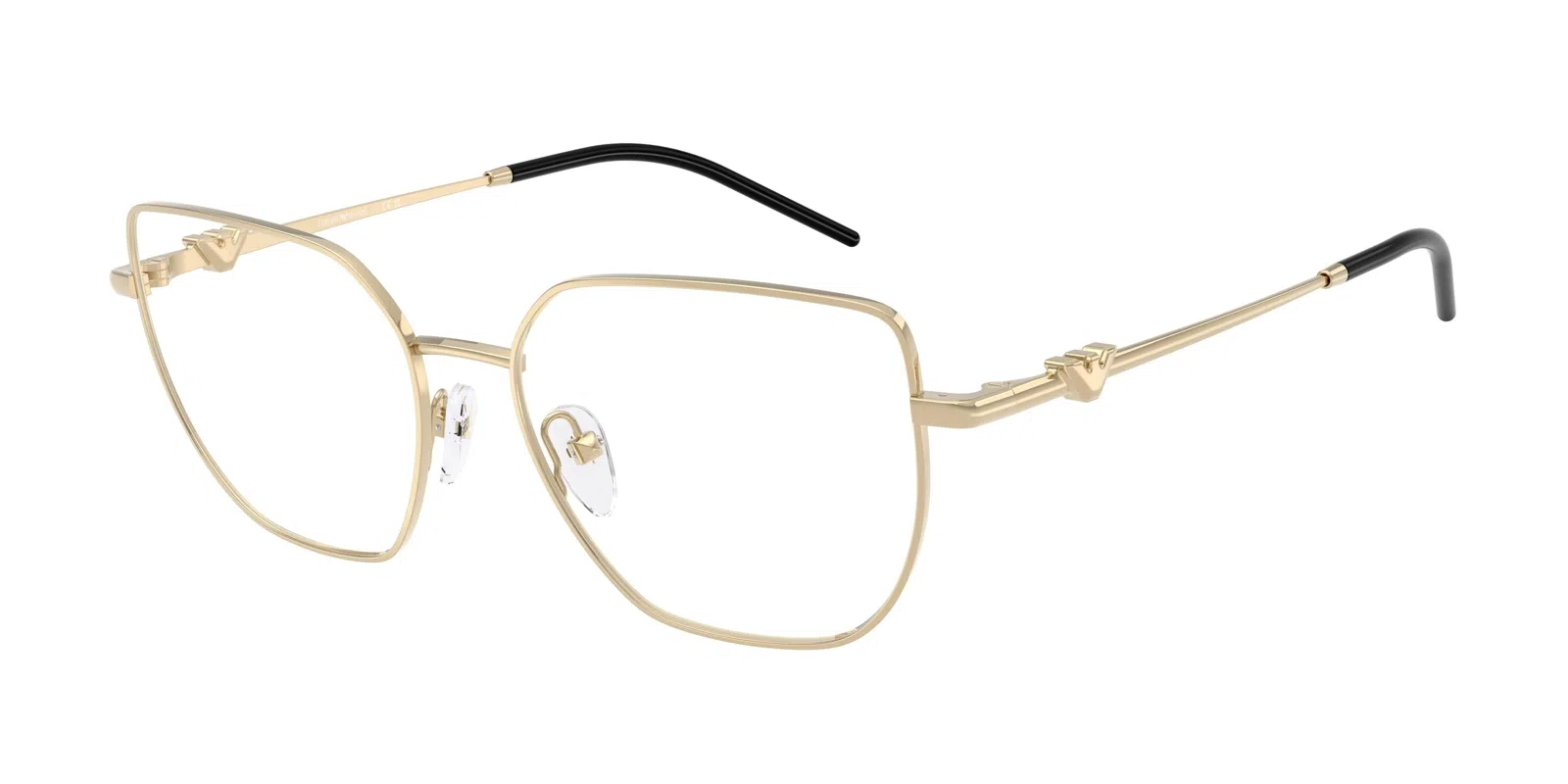 Emporio Armani 1176 Eyeglasses - Shiny Pale Gold - view 2